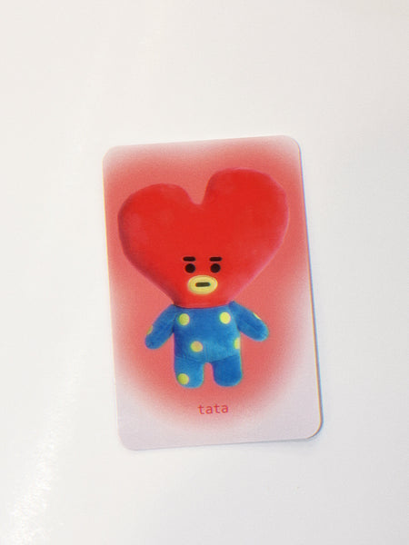 bt21 plush random photocard