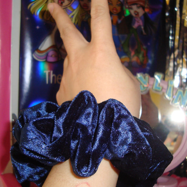 perfect blue scrunchie