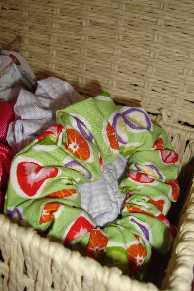 fruity mochi scrunchie