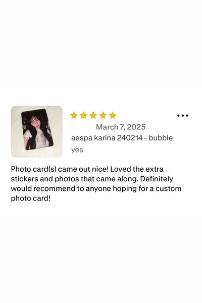 aespa karina 240214 - bubble
