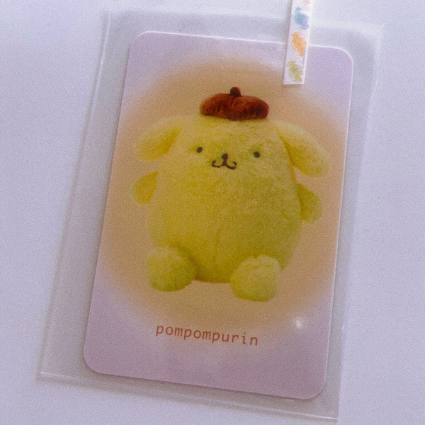 sanrio plush random photocard