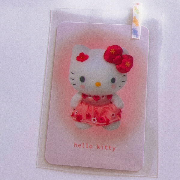 sanrio plush random photocard