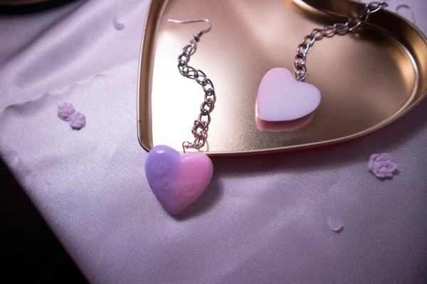 love heart earrings