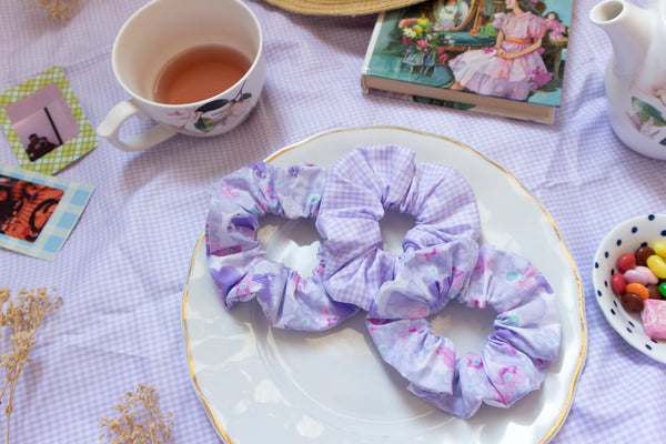 purple dream scrunchie