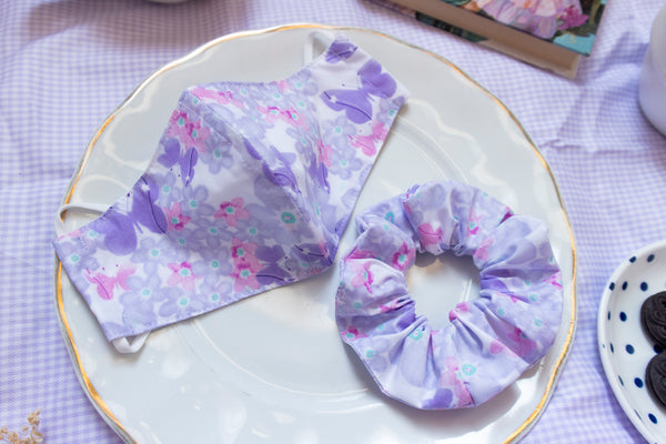 purple dream scrunchie