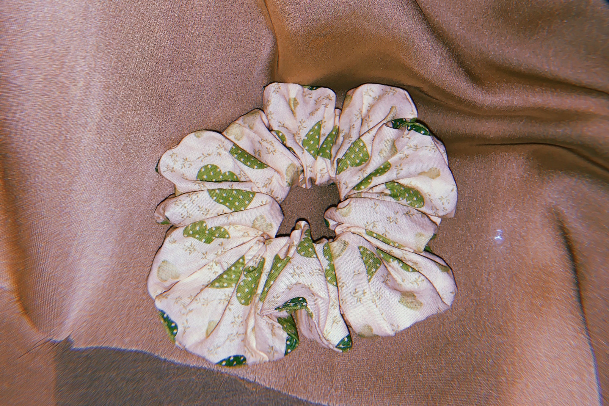 matcha luv scrunchie