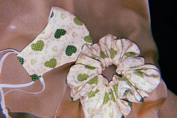 matcha luv scrunchie